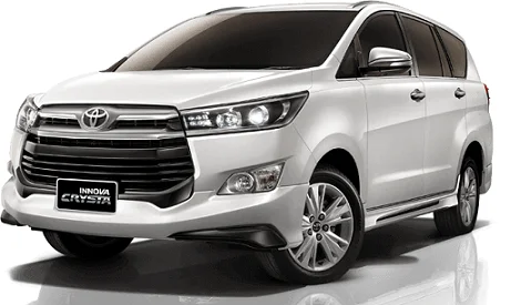 Innova Crysta on rent for outstation