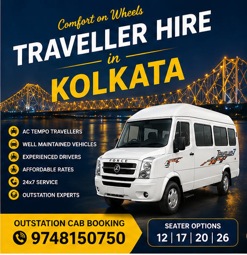 TRAVELLER HIRE IN KOLKATA