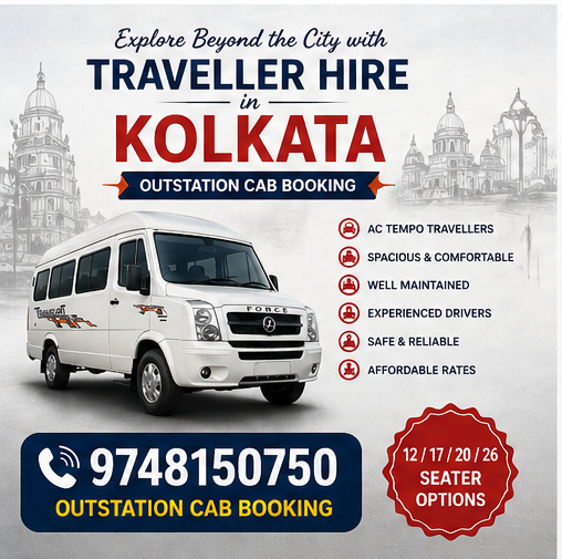 TRAVELLER HIRE IN KOLKATA