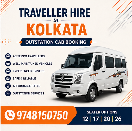 TRAVELLER HIRE IN KOLKATA