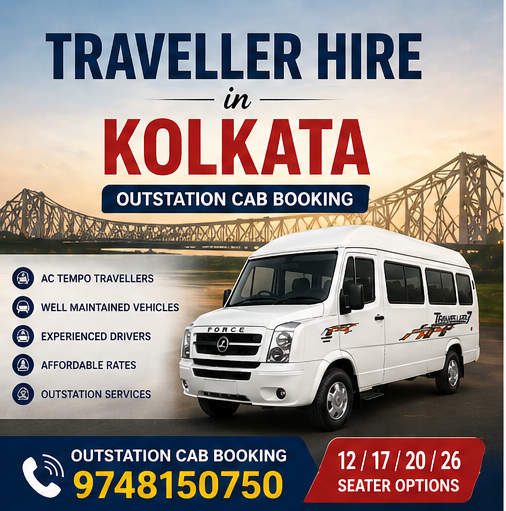TRAVELLER HIRE IN KOLKATA